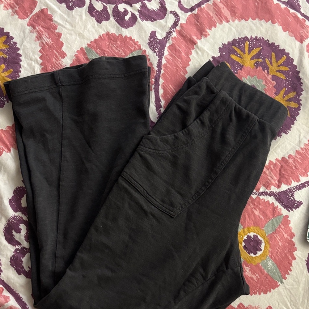 Free People Gray Wide-Leg Pants - Picture 4 of 6
